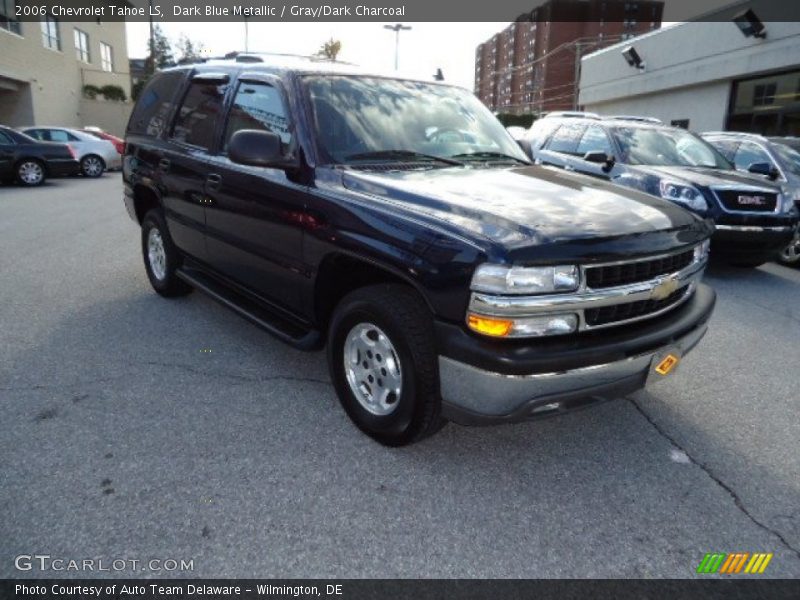 Dark Blue Metallic / Gray/Dark Charcoal 2006 Chevrolet Tahoe LS