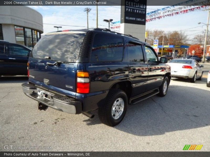 Dark Blue Metallic / Gray/Dark Charcoal 2006 Chevrolet Tahoe LS