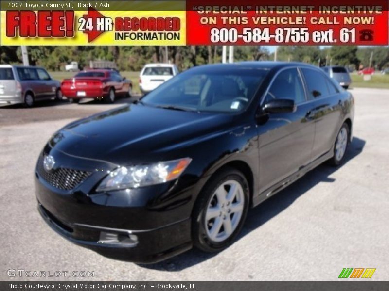 Black / Ash 2007 Toyota Camry SE