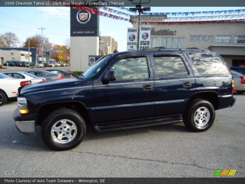 Dark Blue Metallic / Gray/Dark Charcoal 2006 Chevrolet Tahoe LS