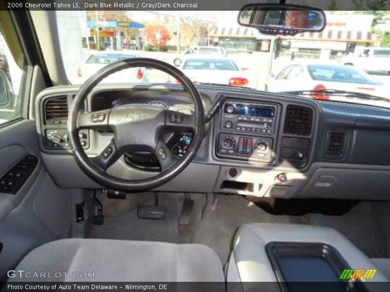 Dark Blue Metallic / Gray/Dark Charcoal 2006 Chevrolet Tahoe LS