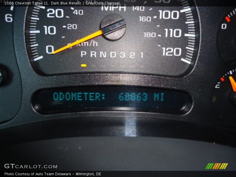 Dark Blue Metallic / Gray/Dark Charcoal 2006 Chevrolet Tahoe LS