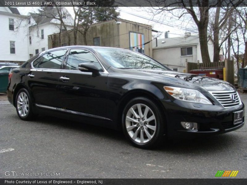 Obsidian Black / Black 2011 Lexus LS 460 L AWD
