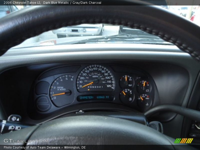 Dark Blue Metallic / Gray/Dark Charcoal 2006 Chevrolet Tahoe LS