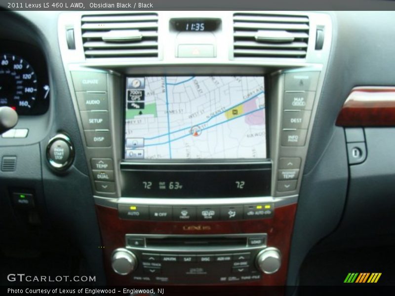 Obsidian Black / Black 2011 Lexus LS 460 L AWD