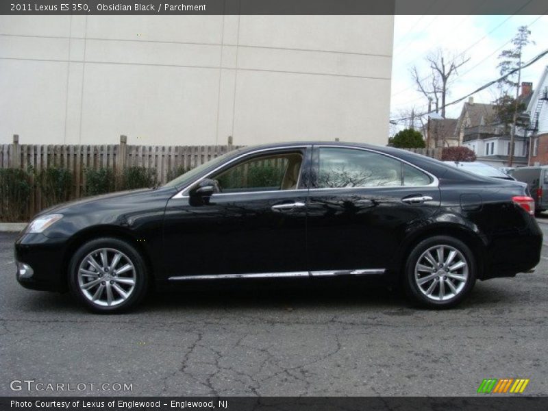 Obsidian Black / Parchment 2011 Lexus ES 350