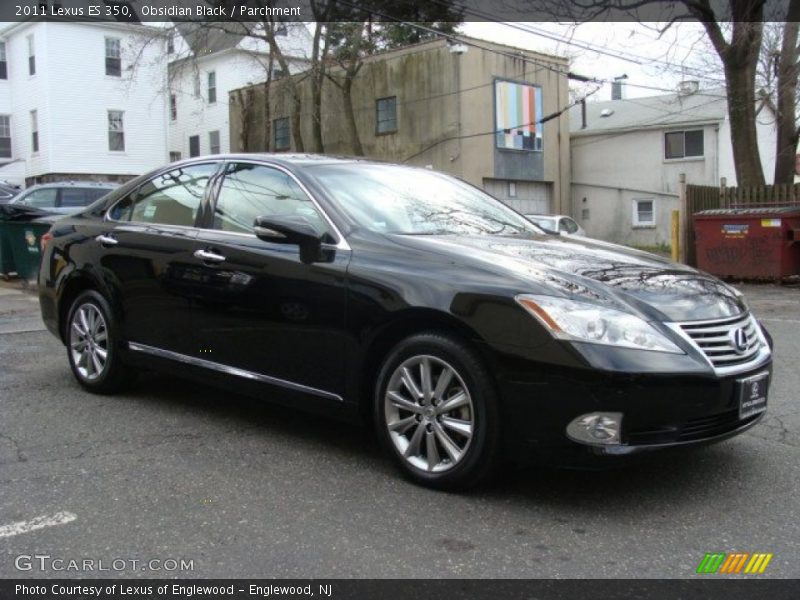 Obsidian Black / Parchment 2011 Lexus ES 350