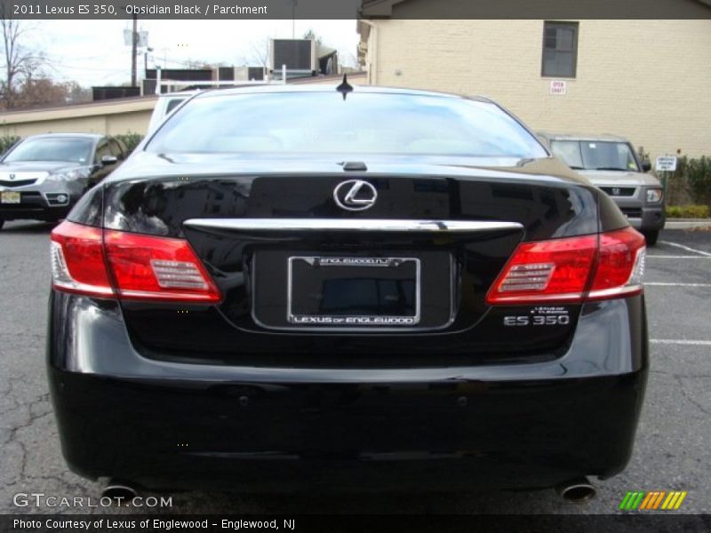 Obsidian Black / Parchment 2011 Lexus ES 350