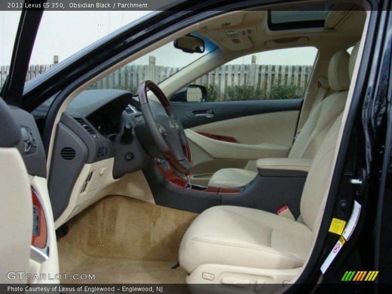 Obsidian Black / Parchment 2011 Lexus ES 350