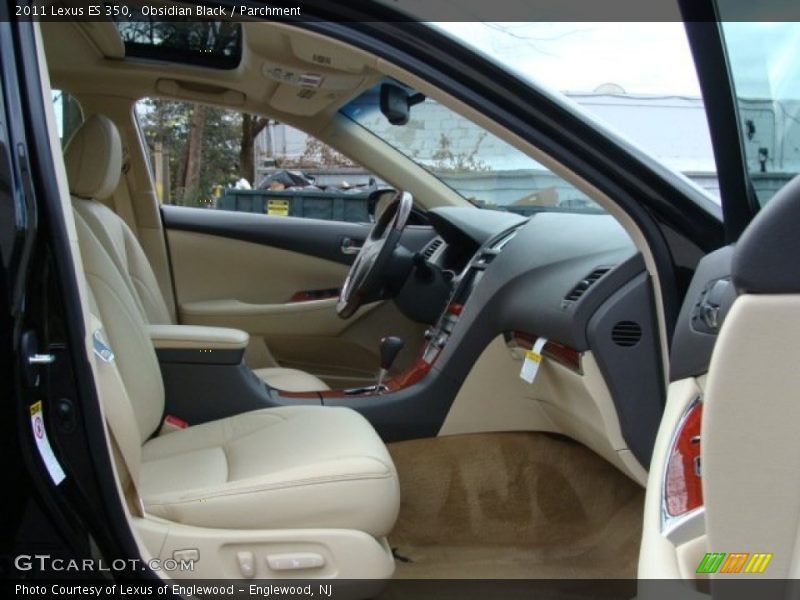 Obsidian Black / Parchment 2011 Lexus ES 350