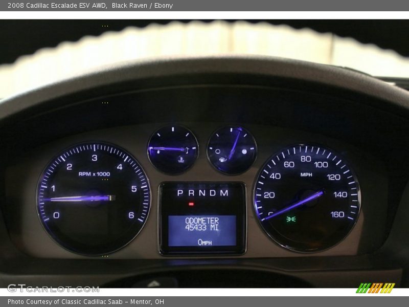 Black Raven / Ebony 2008 Cadillac Escalade ESV AWD