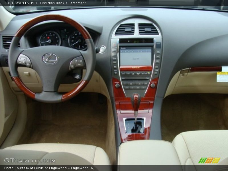 Obsidian Black / Parchment 2011 Lexus ES 350