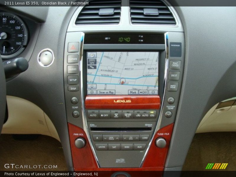 Obsidian Black / Parchment 2011 Lexus ES 350