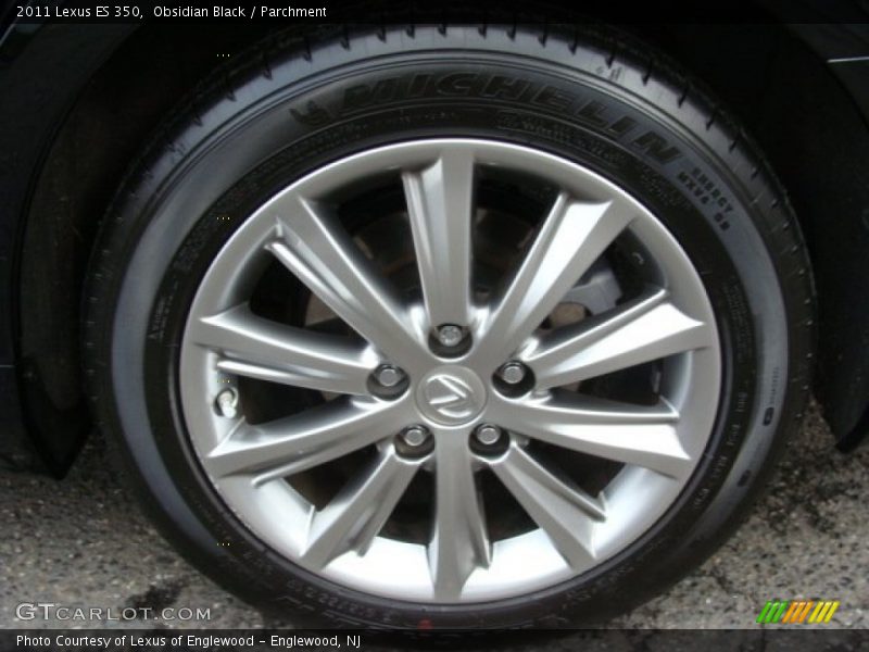 Obsidian Black / Parchment 2011 Lexus ES 350