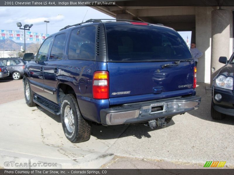 Indigo Blue Metallic / Tan/Neutral 2001 Chevrolet Tahoe LS 4x4