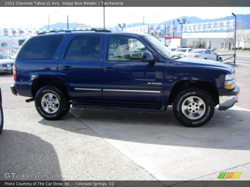 Indigo Blue Metallic / Tan/Neutral 2001 Chevrolet Tahoe LS 4x4