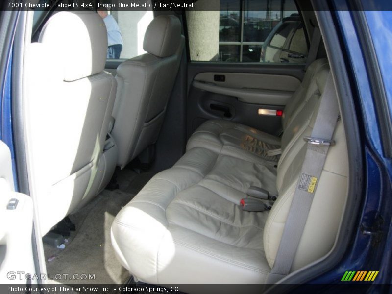 Indigo Blue Metallic / Tan/Neutral 2001 Chevrolet Tahoe LS 4x4