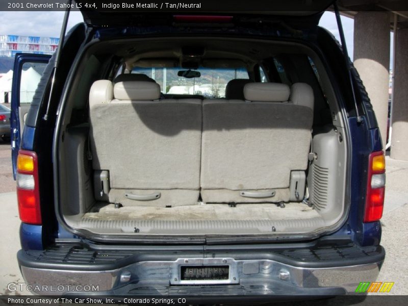 Indigo Blue Metallic / Tan/Neutral 2001 Chevrolet Tahoe LS 4x4