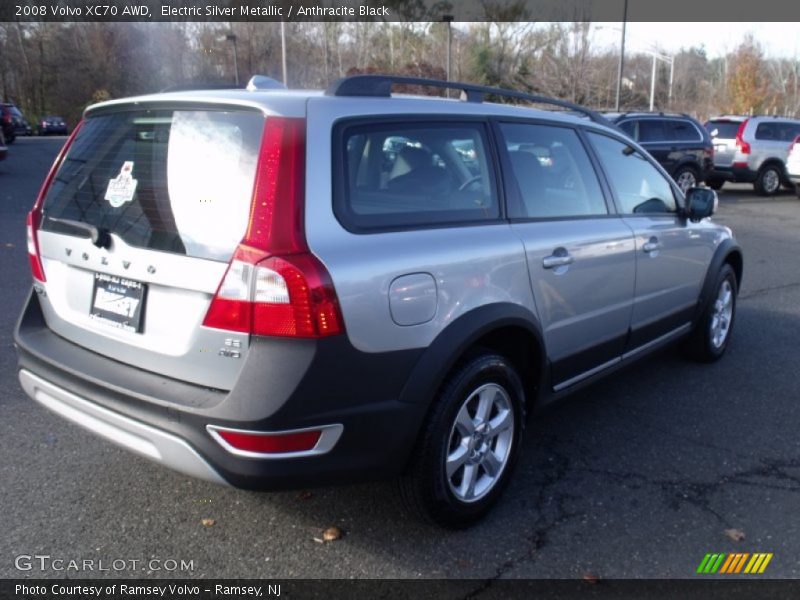 Electric Silver Metallic / Anthracite Black 2008 Volvo XC70 AWD