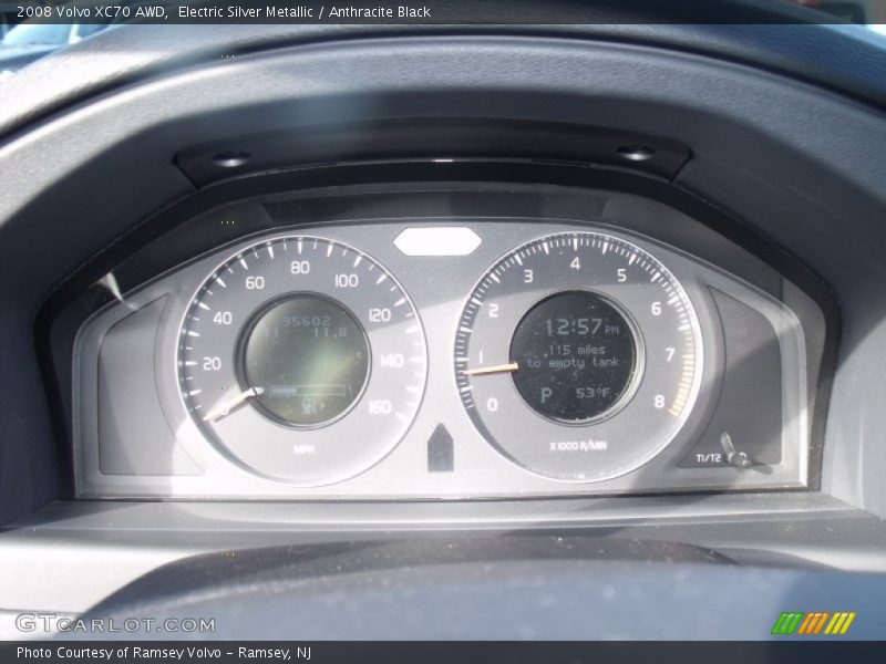 Electric Silver Metallic / Anthracite Black 2008 Volvo XC70 AWD