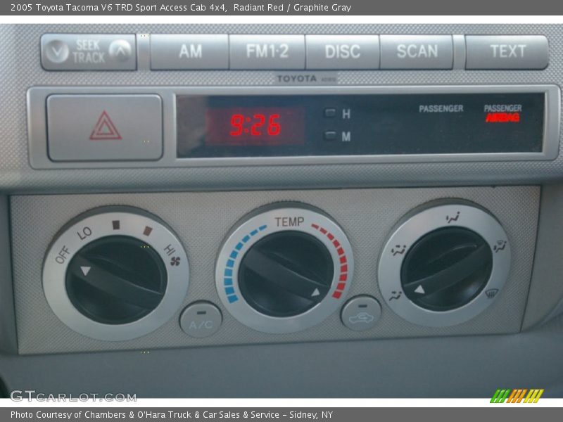 Radiant Red / Graphite Gray 2005 Toyota Tacoma V6 TRD Sport Access Cab 4x4