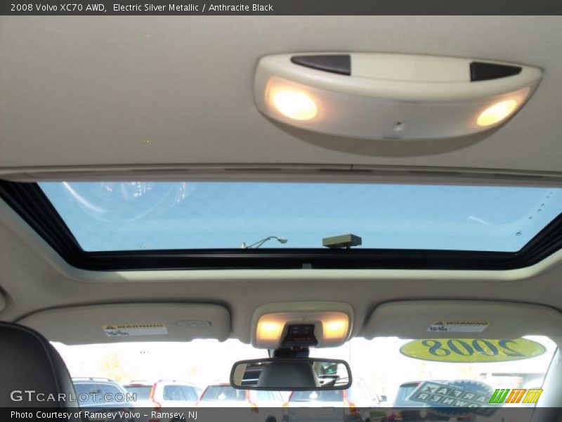 Electric Silver Metallic / Anthracite Black 2008 Volvo XC70 AWD