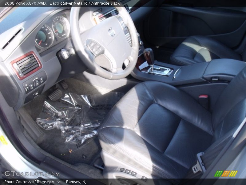 Electric Silver Metallic / Anthracite Black 2008 Volvo XC70 AWD