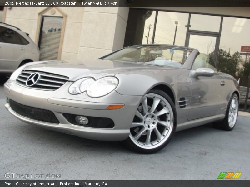 Pewter Metallic / Ash 2005 Mercedes-Benz SL 500 Roadster