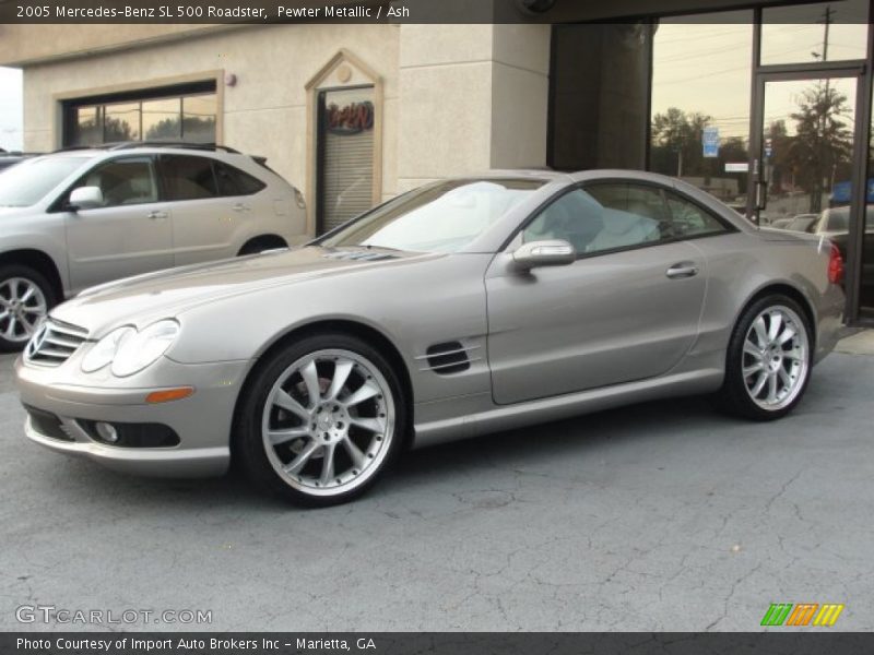 Pewter Metallic / Ash 2005 Mercedes-Benz SL 500 Roadster
