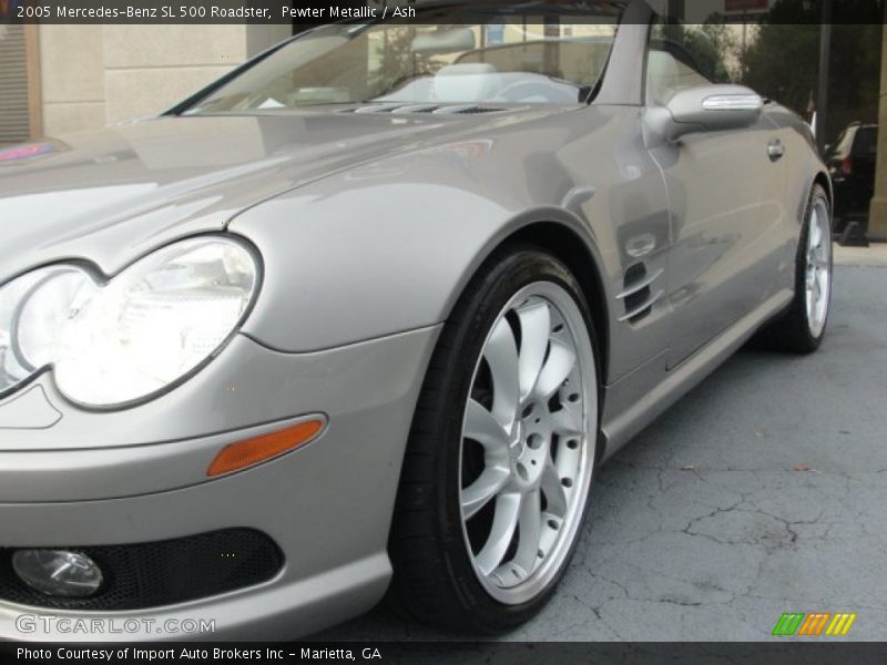 Pewter Metallic / Ash 2005 Mercedes-Benz SL 500 Roadster