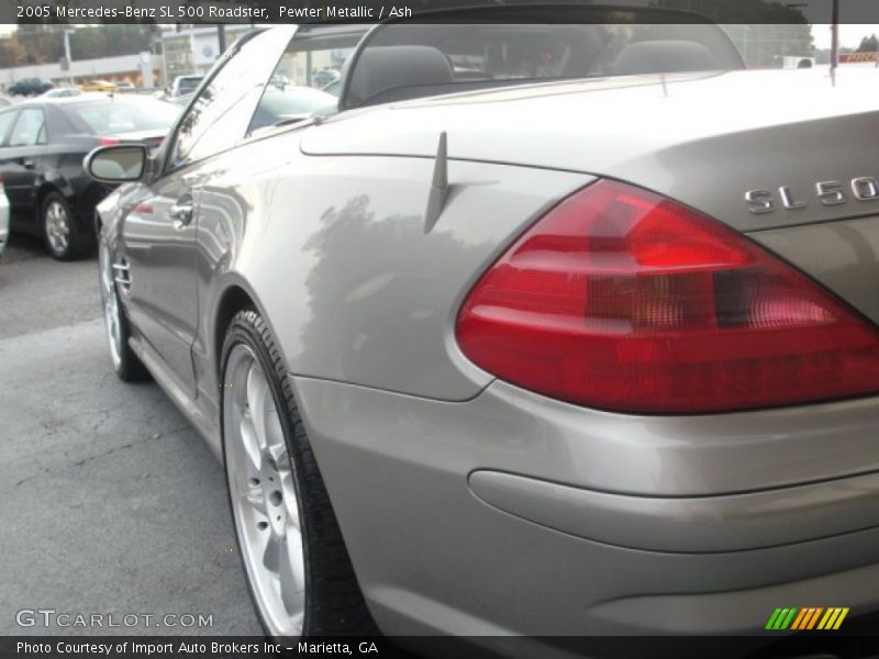 Pewter Metallic / Ash 2005 Mercedes-Benz SL 500 Roadster