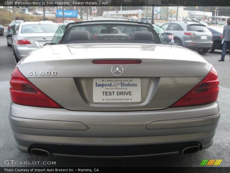 Pewter Metallic / Ash 2005 Mercedes-Benz SL 500 Roadster