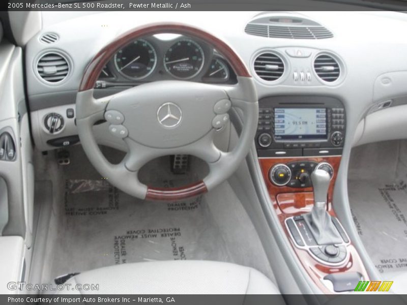 Pewter Metallic / Ash 2005 Mercedes-Benz SL 500 Roadster