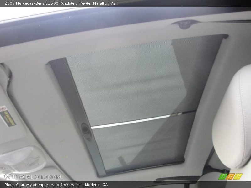 Pewter Metallic / Ash 2005 Mercedes-Benz SL 500 Roadster