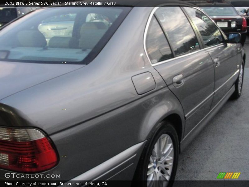 Sterling Grey Metallic / Grey 2002 BMW 5 Series 530i Sedan