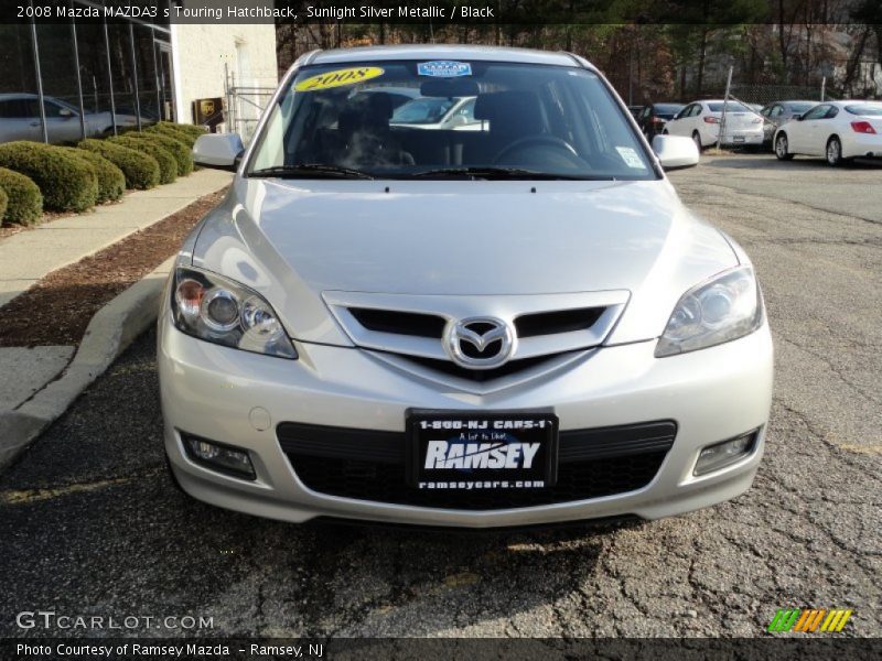 Sunlight Silver Metallic / Black 2008 Mazda MAZDA3 s Touring Hatchback