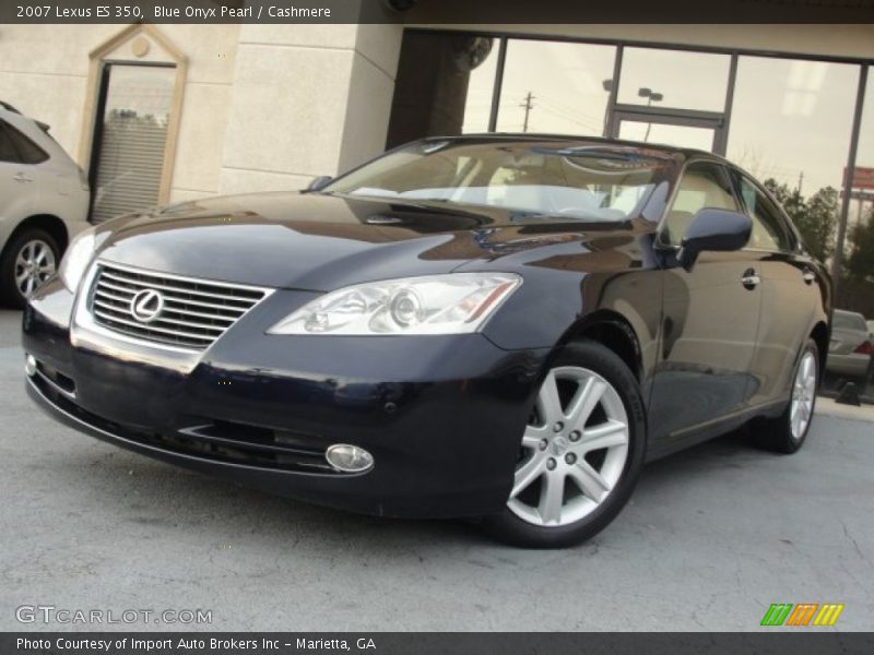 Blue Onyx Pearl / Cashmere 2007 Lexus ES 350