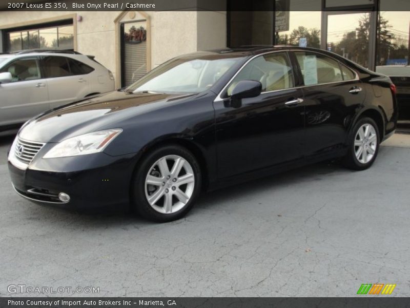 Blue Onyx Pearl / Cashmere 2007 Lexus ES 350