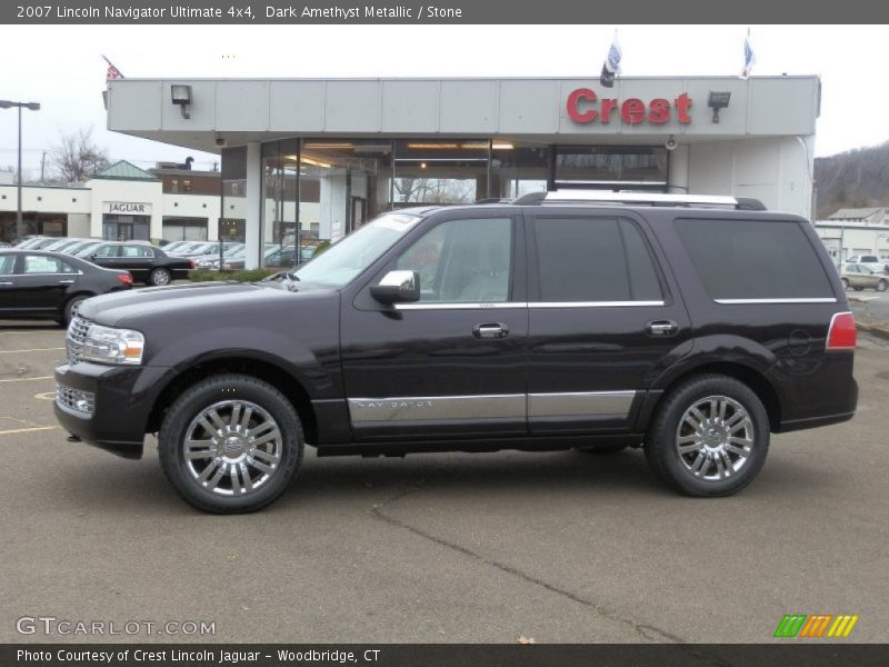 Dark Amethyst Metallic / Stone 2007 Lincoln Navigator Ultimate 4x4