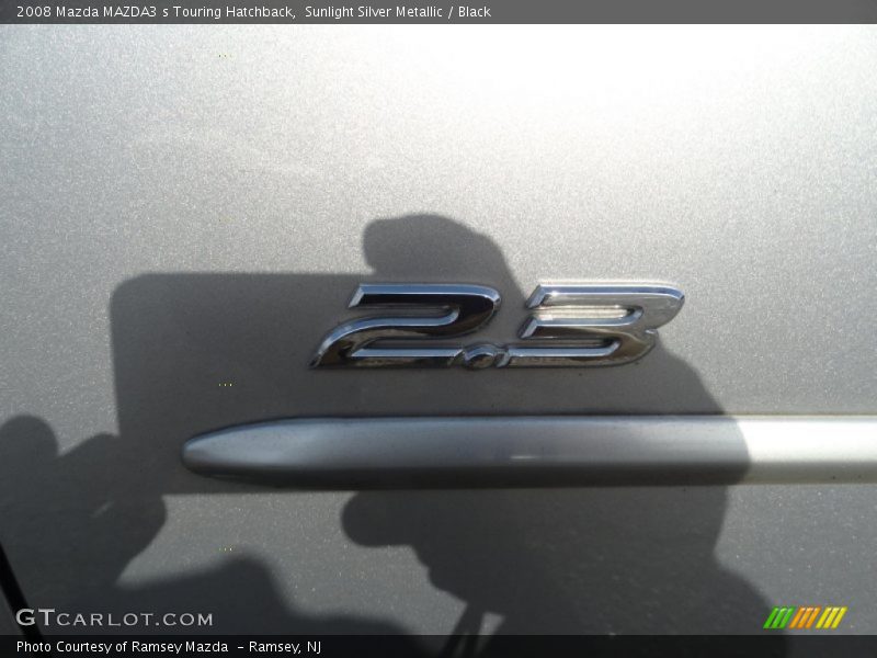 Sunlight Silver Metallic / Black 2008 Mazda MAZDA3 s Touring Hatchback