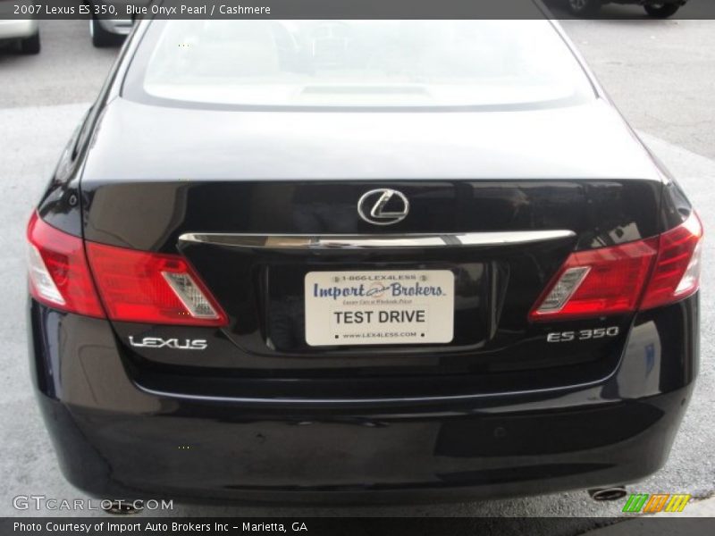 Blue Onyx Pearl / Cashmere 2007 Lexus ES 350