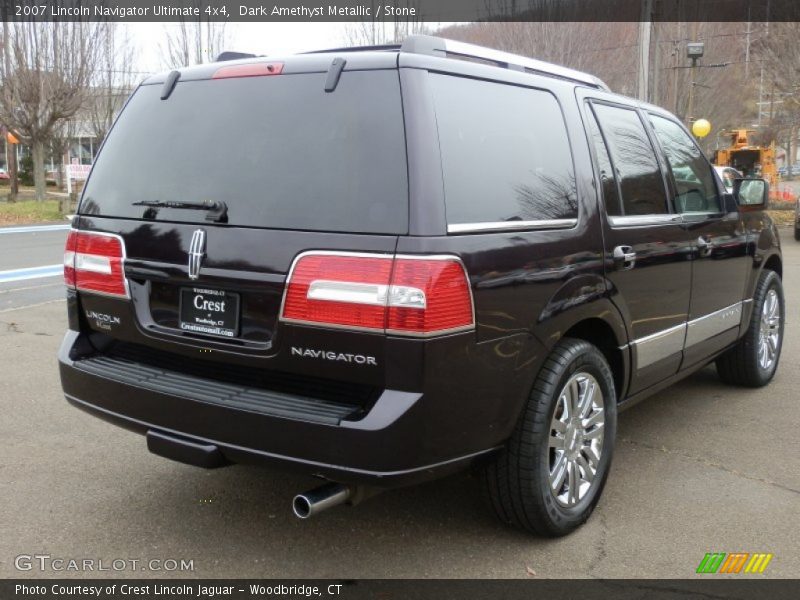 Dark Amethyst Metallic / Stone 2007 Lincoln Navigator Ultimate 4x4