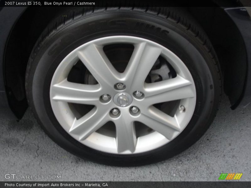 Blue Onyx Pearl / Cashmere 2007 Lexus ES 350