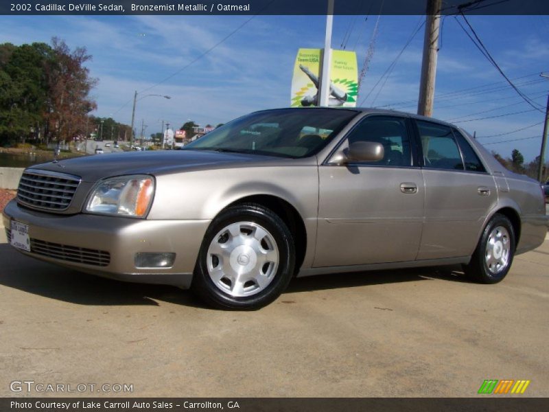 Bronzemist Metallic / Oatmeal 2002 Cadillac DeVille Sedan