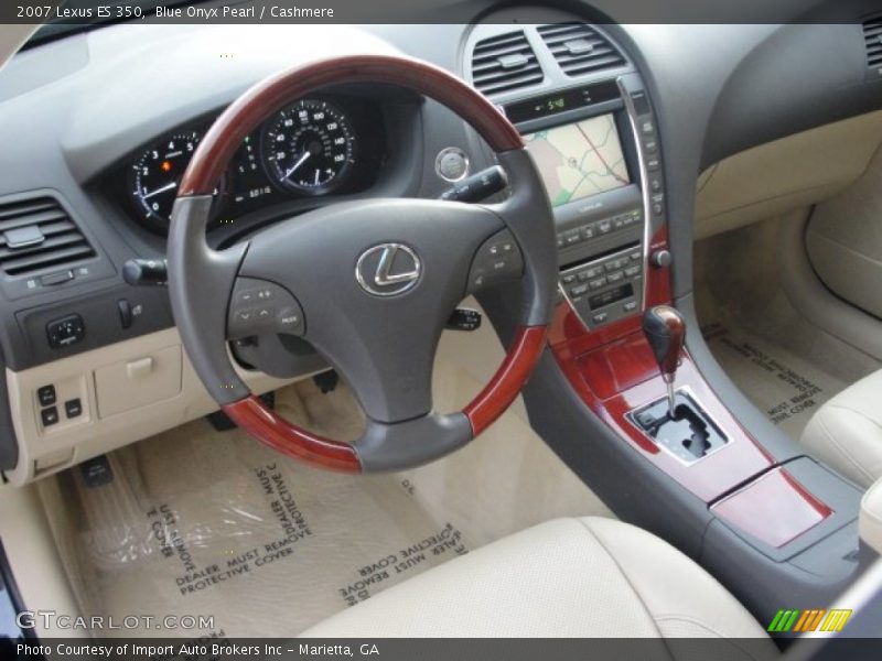 Blue Onyx Pearl / Cashmere 2007 Lexus ES 350