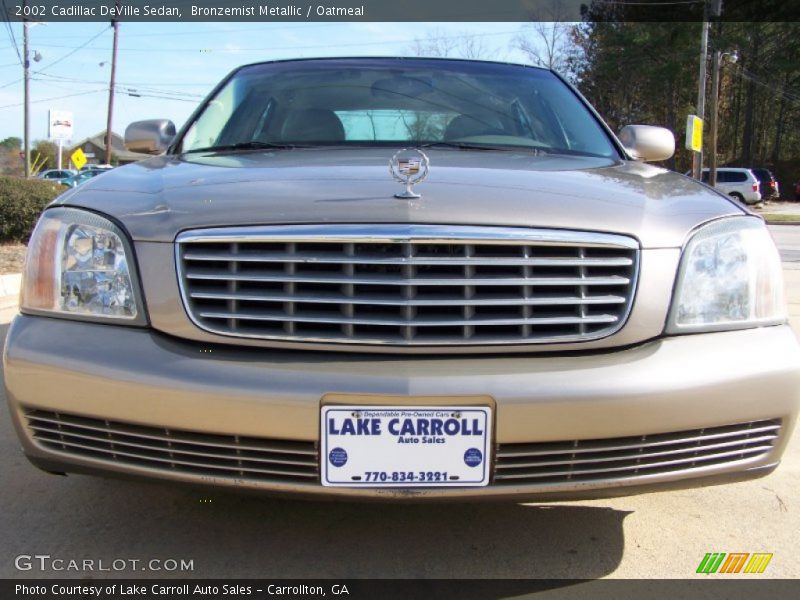Bronzemist Metallic / Oatmeal 2002 Cadillac DeVille Sedan