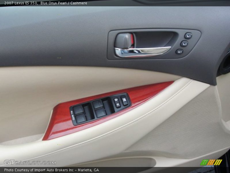 Blue Onyx Pearl / Cashmere 2007 Lexus ES 350