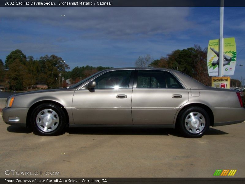 Bronzemist Metallic / Oatmeal 2002 Cadillac DeVille Sedan