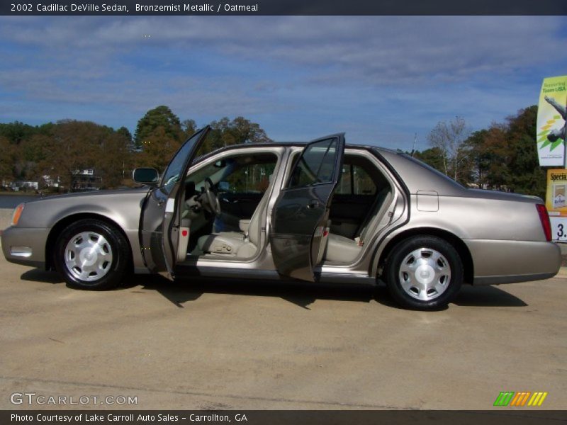 Bronzemist Metallic / Oatmeal 2002 Cadillac DeVille Sedan