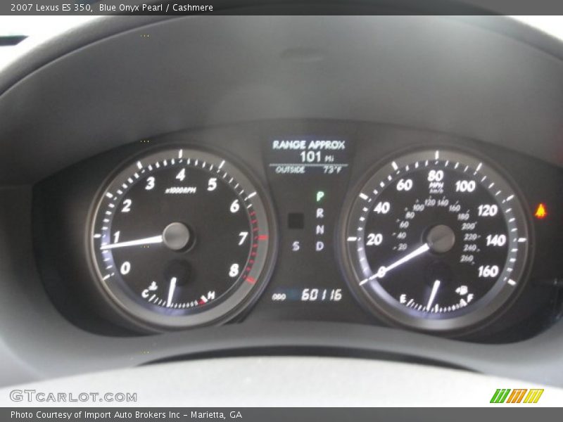 Blue Onyx Pearl / Cashmere 2007 Lexus ES 350